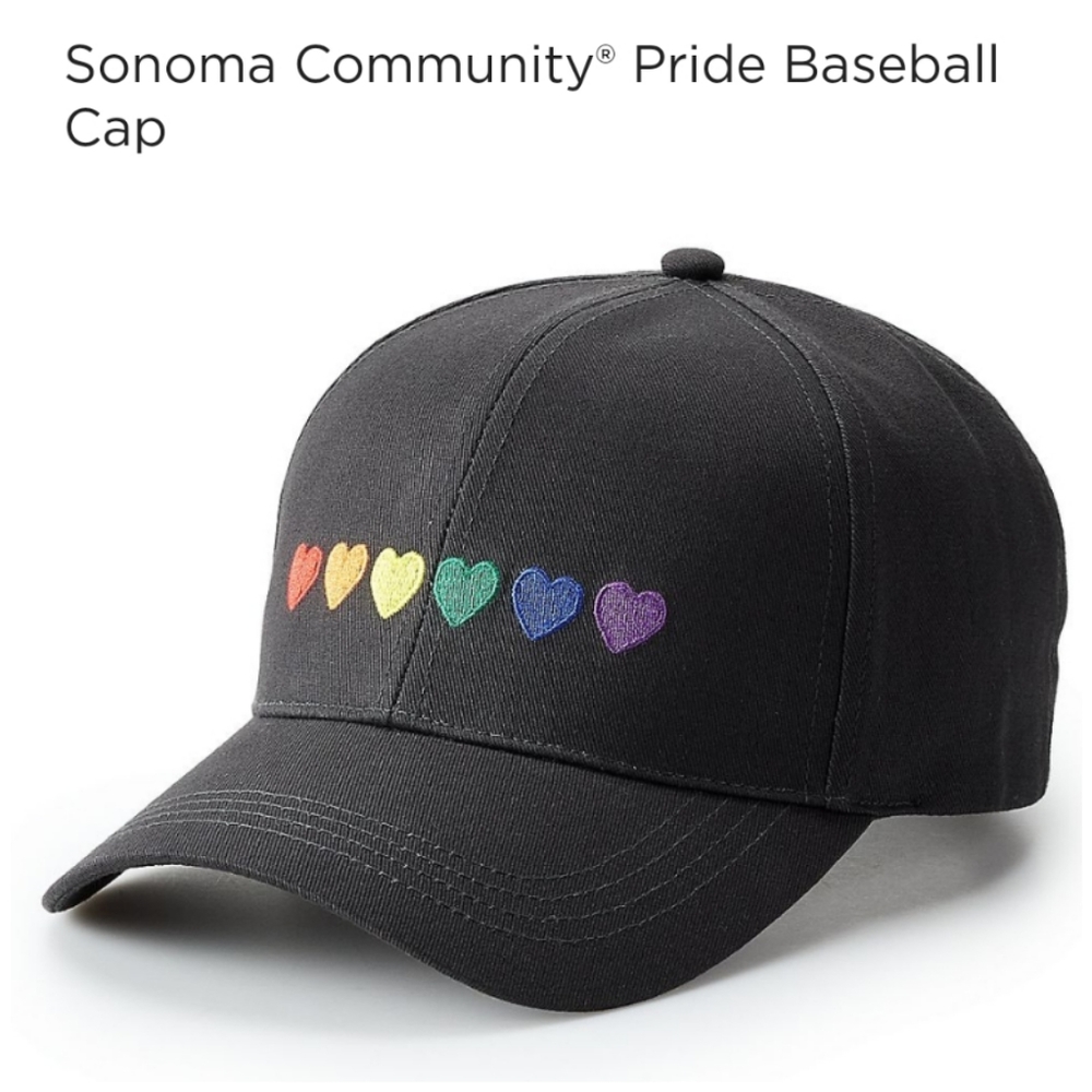 👀50% OFF👀❤️🧡💛💚💙💜NWT‼️ Sonoma Community Adjustable Baseball Hat